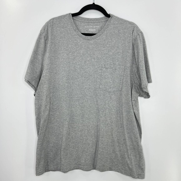 Everlane Other - Everlane Uniform Mens Organic Cotton Crew T Shirt Heathered Gray Size XXL